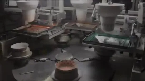 Three Colours Pad Printing Machine for Tablewares