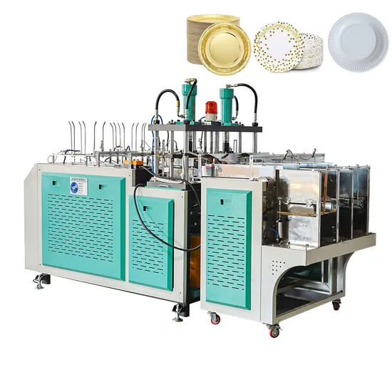 Automatic Disposable Tableware Plate Dish Tray Forming Making Machine Paper Plates Making Machine 