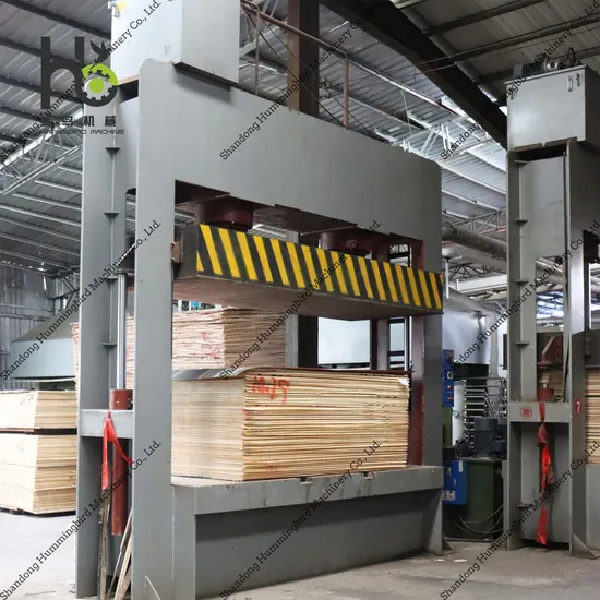 Wood Veneer Prepress Machine for Manufacturing Plant Efficient Cold Press for Plywood Making Woodworking Machinery 