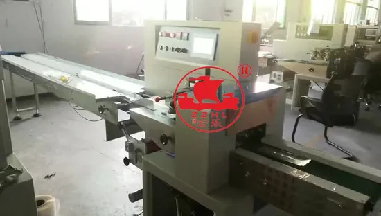 Automatic Horizontal Flow Pillow Mask Bakery Bread Biscuit Cookies Wafer Sandwich Tableware Packing Packaging Machine 