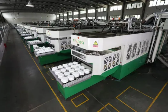 Biodegradable Sugarcane Bagasse Paper Tableware Pulp Molding Machine Fully Automatic Production Line 