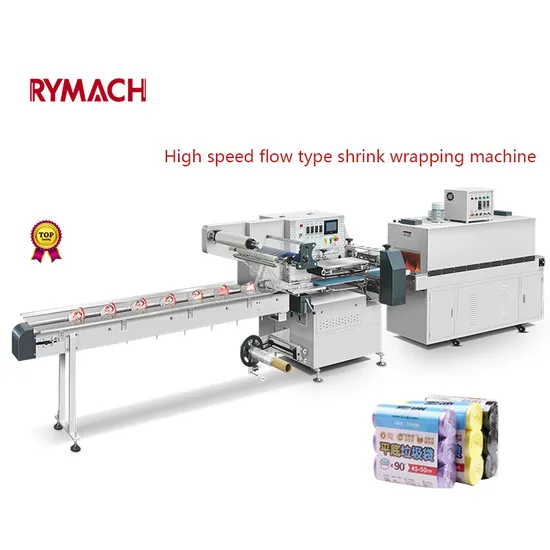 Automatic Tableware Bowls Packing Wrapping Wrap Machine Shrink Packaging Pack Wrapper 